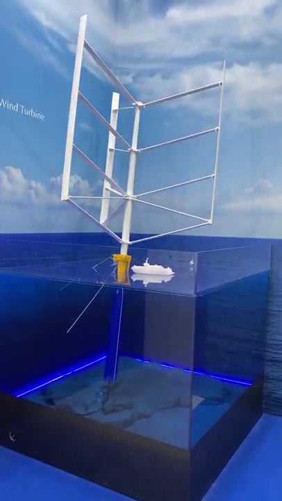 浮体式洋上風車開発のアルバトロス・テクノロジー、1億円の資金調達および小型海上実験の準備開始のお知らせのサブ画像3_ディスプレイモデル