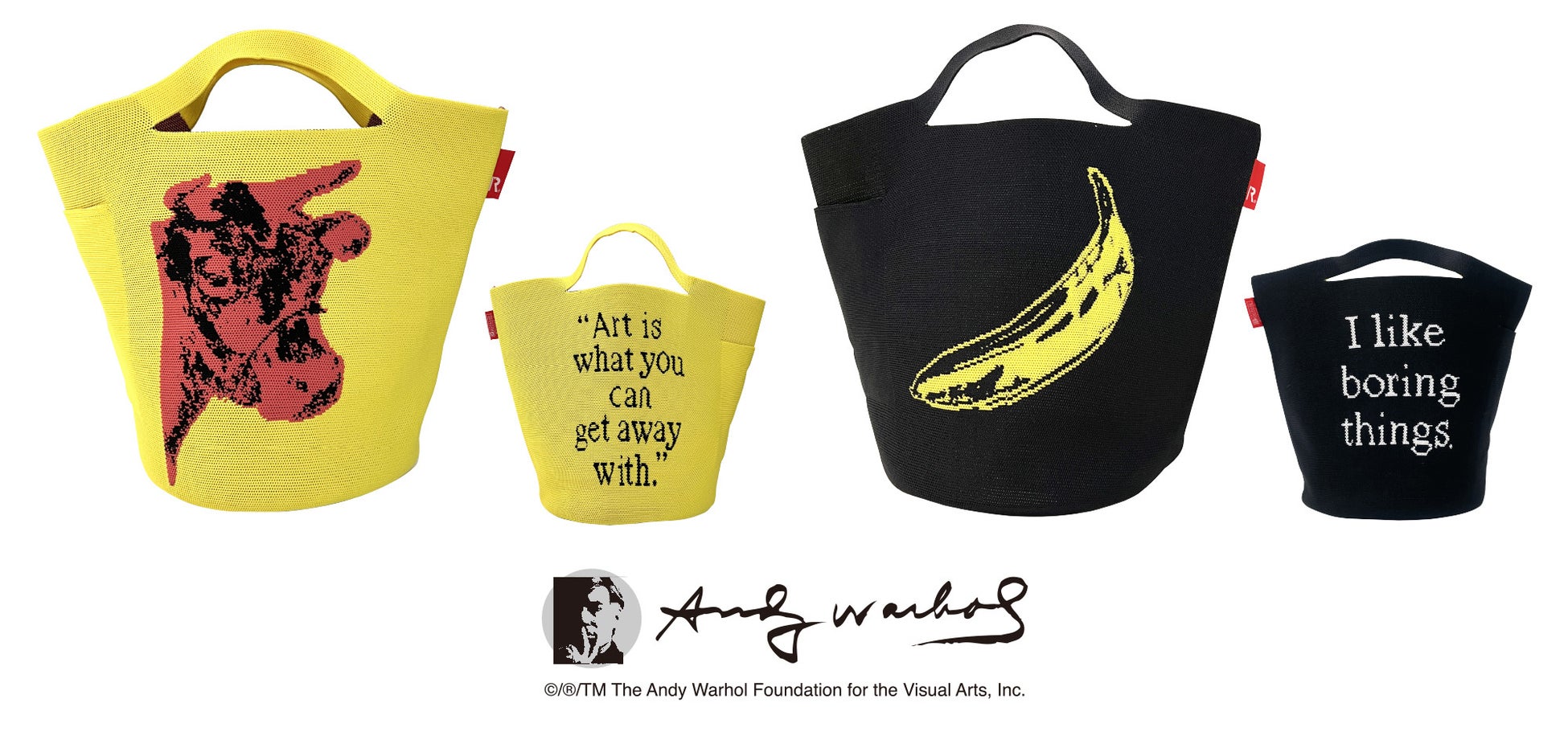 「Andy Warhol×ROOTOTEコラボレーショントートバッグ」新作23アイテムを9月17日より発売！うち６アイテムは大回顧展「アンディ・ウォーホル・キョウト」にて先行販売のサブ画像6