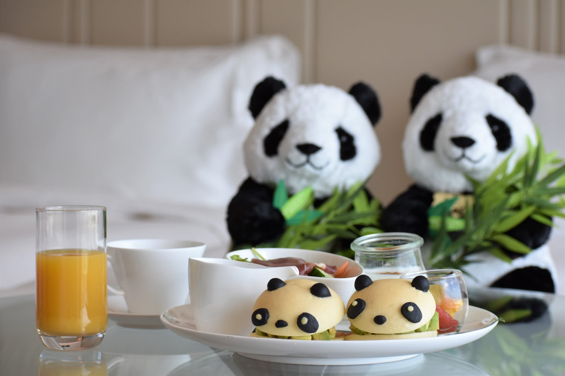 ザ・プリンスギャラリー 東京紀尾井町 東京にいながら「アドベンチャーワールド」のパンダの世界を体験できる「PANDA LOVE in 紀尾井町」販売のサブ画像4_パンダをモチーフにした朝食 イメージ