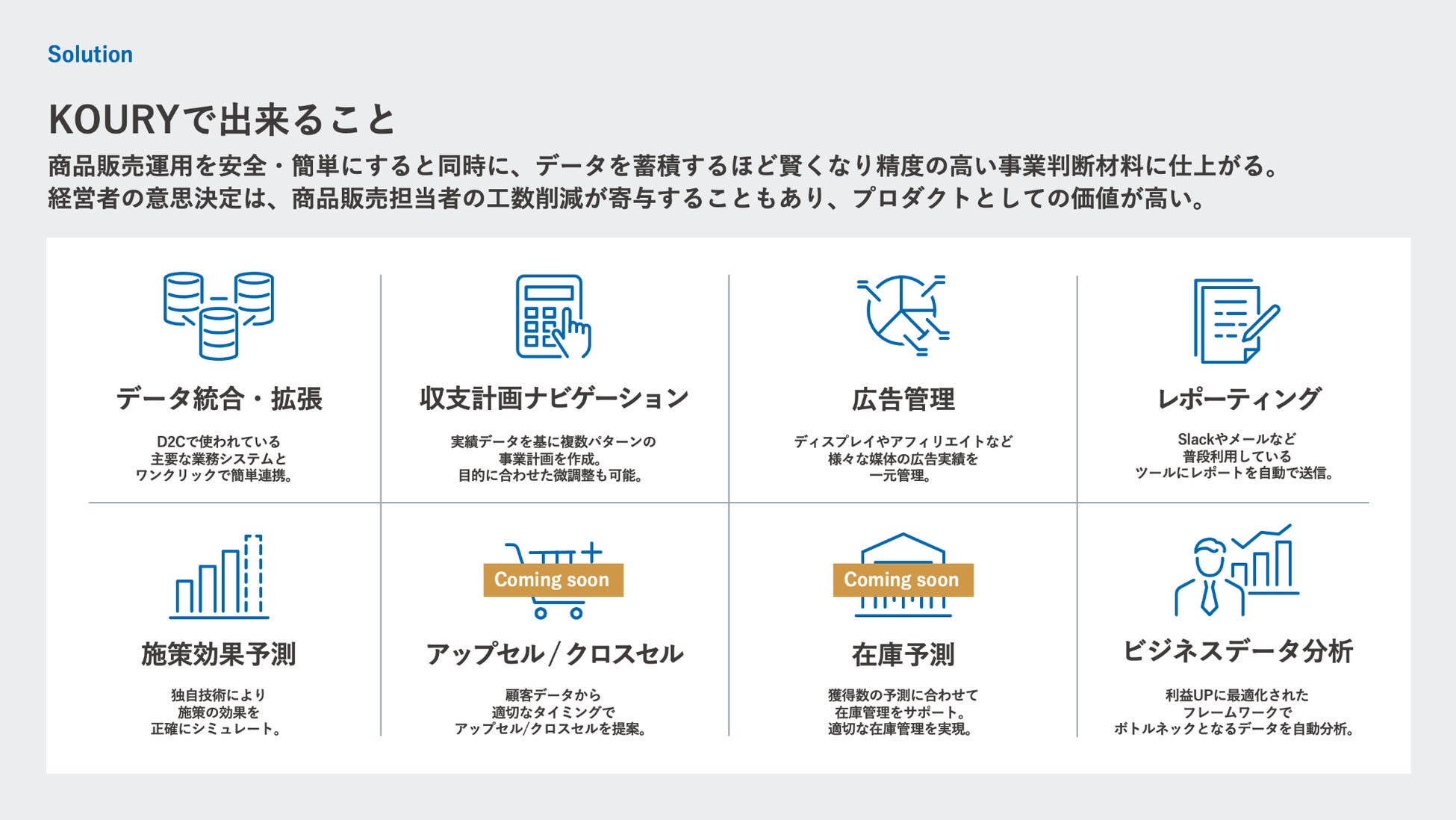 定期通販・D2Cに特化したデータ経営支援ツール「KOURY(コウリー)」をサービス開始のサブ画像4