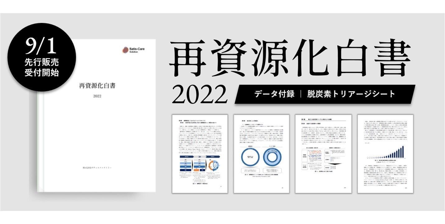 『再資源化白書2022』先行販売受付を開始のサブ画像1_再資源化白書2022