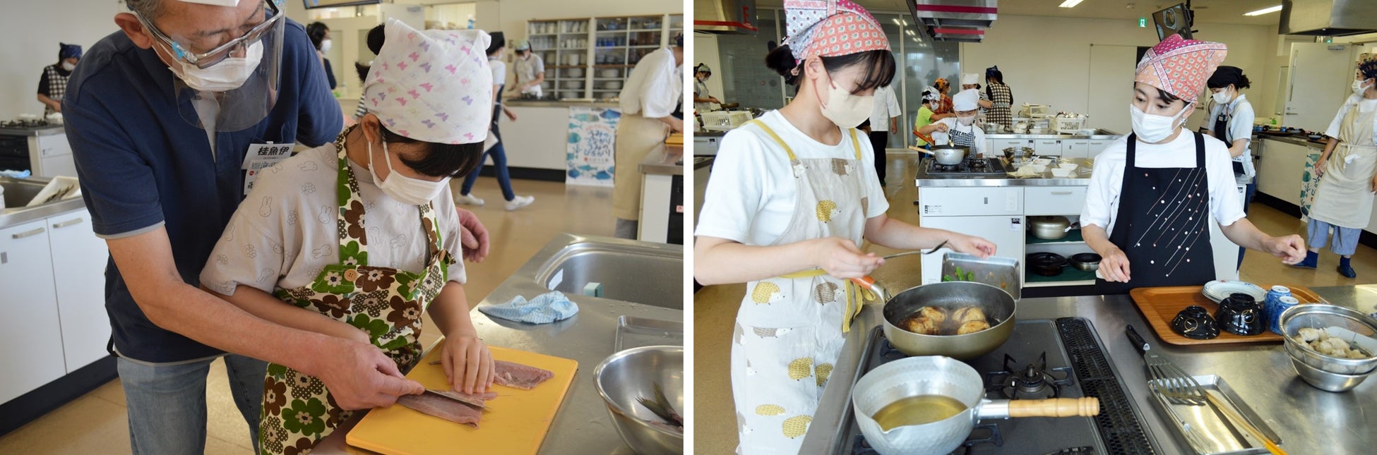 アジとタイをさばいて調理し、つみれ汁とハンバーグに　美味しく食べて、みんなで京都の海を知ろう！『日本さばける塾 in 京都』を開催しました！のサブ画像3