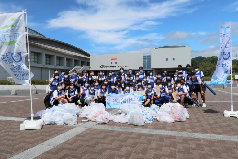 『スポGOMI甲子園・山口県大会』を開催 激闘を制したのは「徳山商工のルンバ」チーム　当日は参加者全57人で、22.34kgのごみを集めました！のメイン画像
