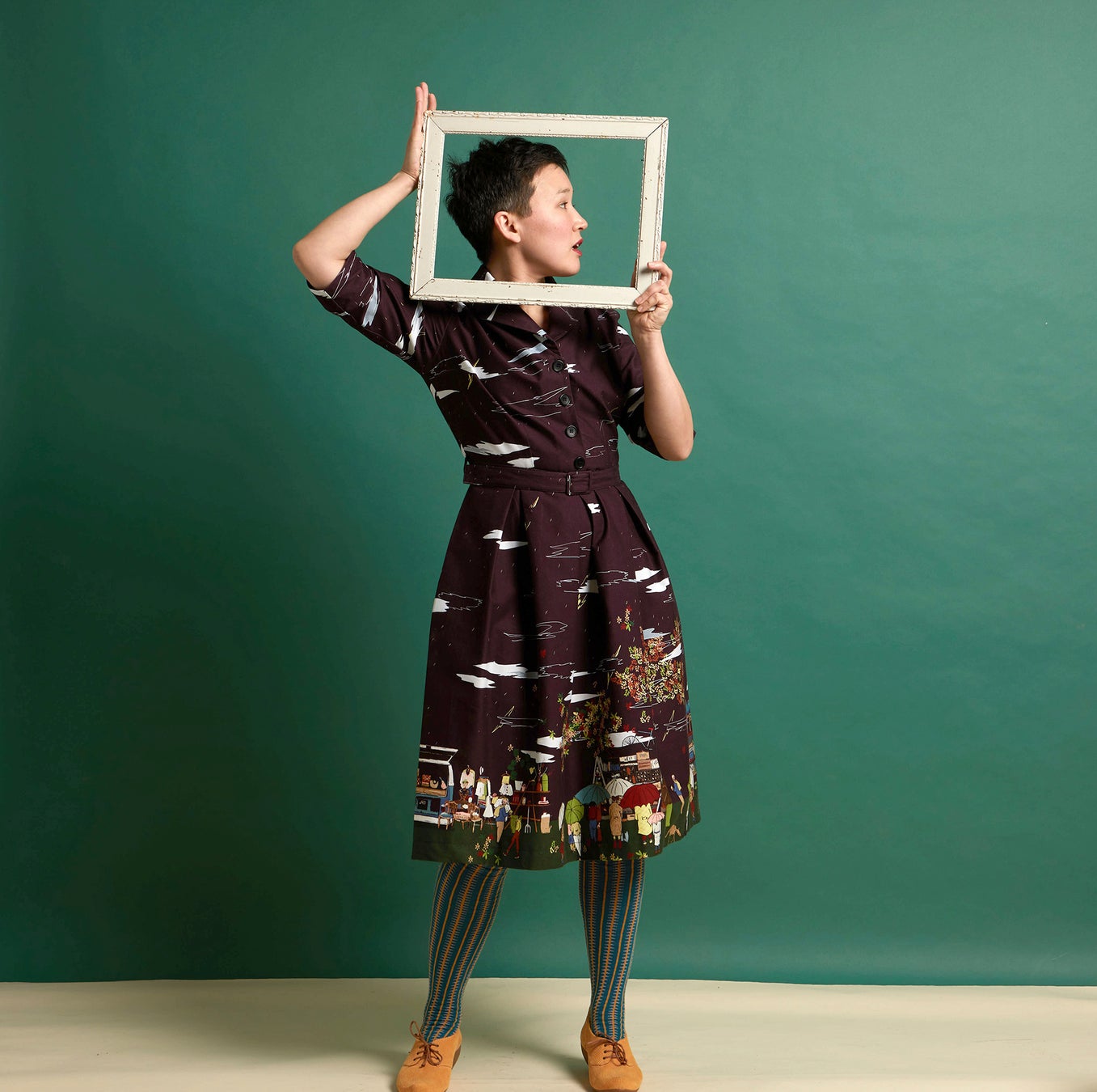 【PALAVA】英国発スモール＆スローファッション、パラバがつくる日常的アートな服のサブ画像5_アンティークフェア