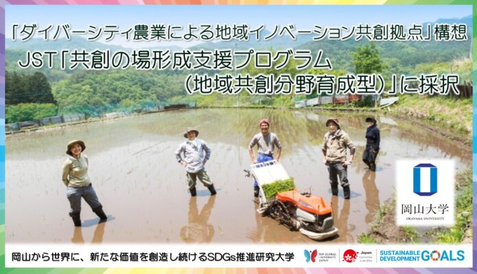 【岡山大学】「ダイバーシティ農業による地域イノベーション共創拠点」構想がJST「共創の場形成支援プログラム地域共創分野育成型」に採択のメイン画像