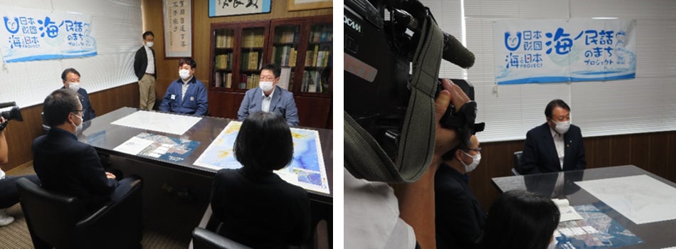 徳島県松茂町が「海ノ民話のまち」として認定！認定委員長が吉田直人町長​​を表敬訪問し、認定証贈呈式を実施しました。のサブ画像2