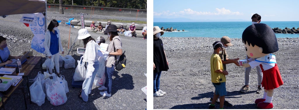 駿河湾と富士山を望む海岸でごみ拾い！まる子のきれいな海でおもてなし大作戦「しずおかクリーンバトルin焼津」を開催しました！のサブ画像3