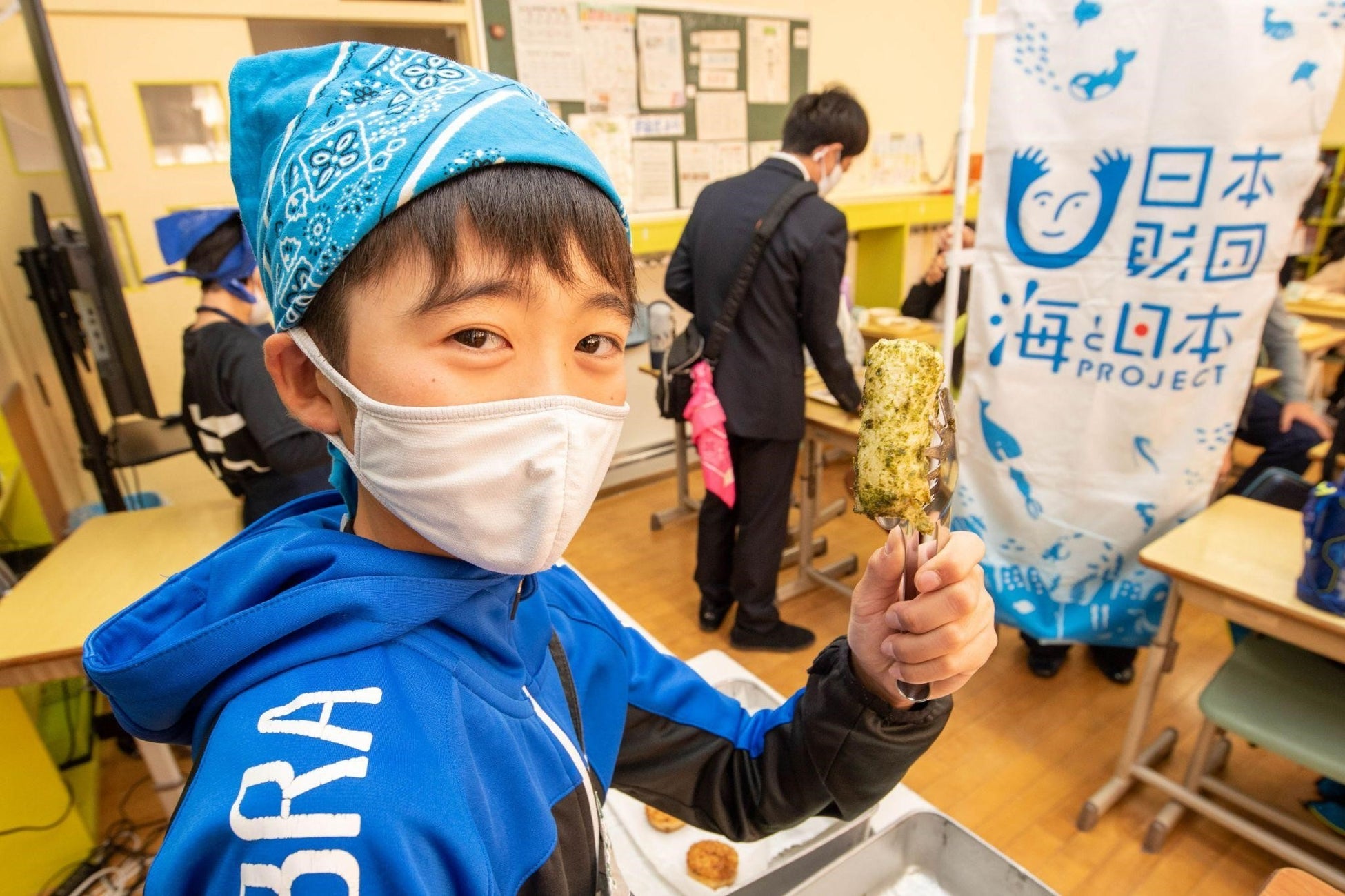 青のりを通じて海を知ろう！海の未来を考えよう！函館市内の小学校4校に青のり給食で海の学びの機会を提供のサブ画像1