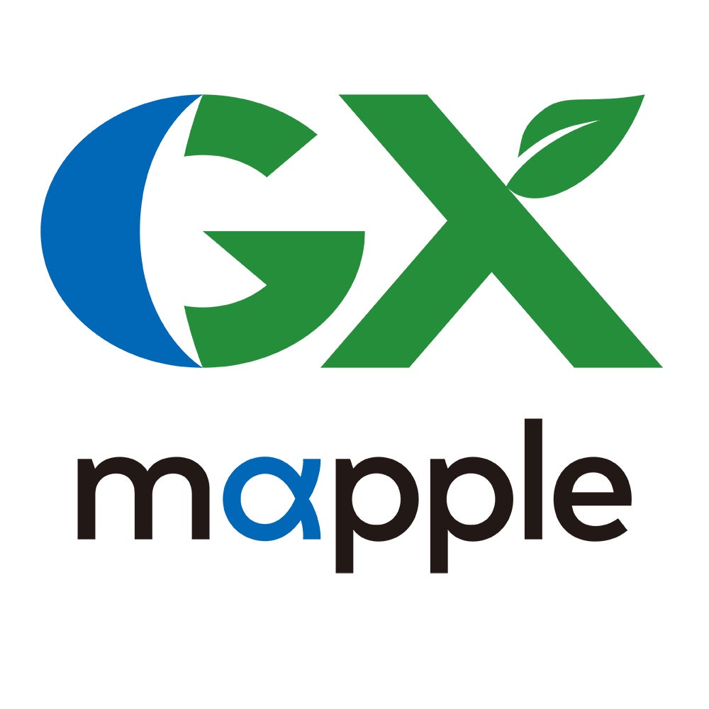 昭文社グループの地球温暖化対策事業！住宅用蓄電池を新ブランド「mapple GX」にて提供開始のサブ画像1_＜新ブランド「mapple GX」ロゴ＞
