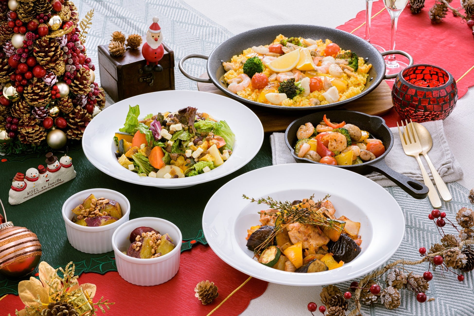 野菜がおいしいミールキット「楽彩（らくさい）」おうちパーティーに「クリスマス限定セット」2種を発売～12月1日（木）より期間限定、ワンランク上のミールキットをお届け～のサブ画像2