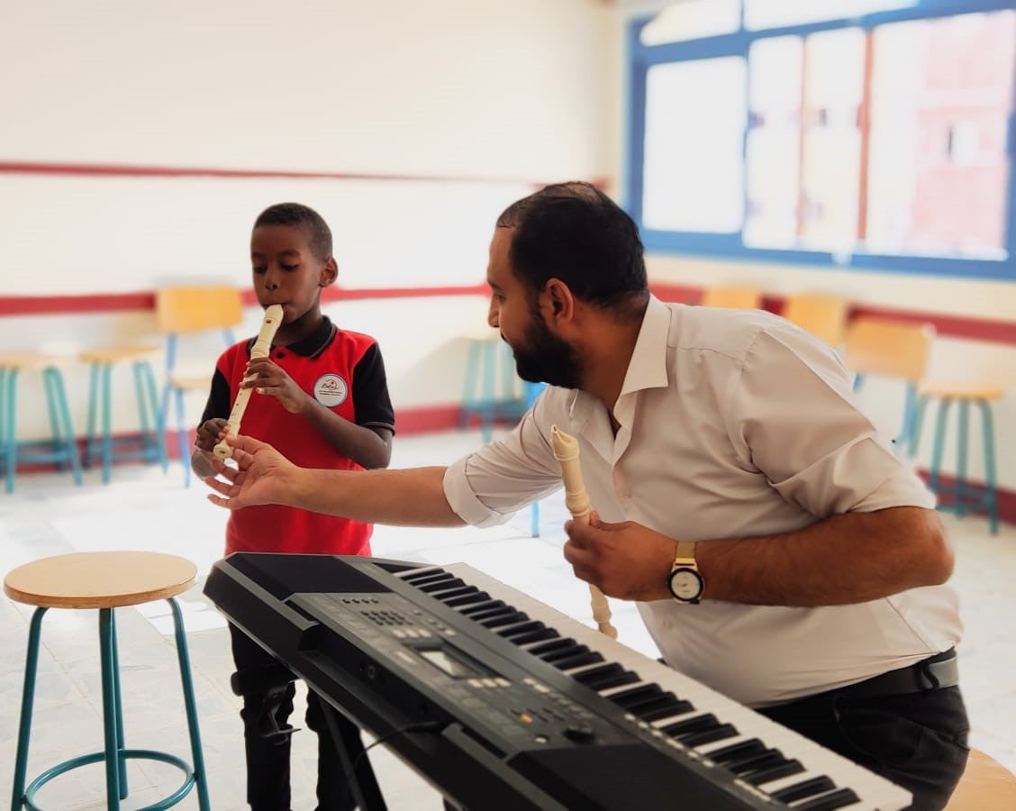 音楽・楽器の楽しさを世界中の子どもたちに　日本の音楽教育をエジプト公立校40校に導入拡大のサブ画像2_『エジプト・日本学校での授業の様子』