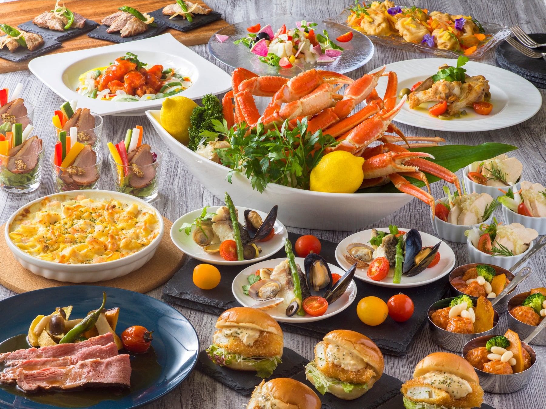 【都ホテル 尼崎】冬のごちそう「ズワイ蟹」を楽しめるブッフェを開催のサブ画像1_ブッフェイメージ