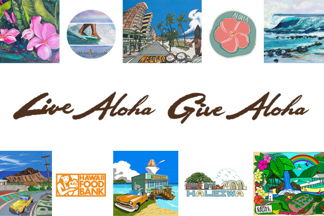 ハワイを拠点に活動するアーティスト協同の元、チャリティー商品を販売！アフターコロナに向けて頑張るハワイに3年連続寄付を実施のメイン画像