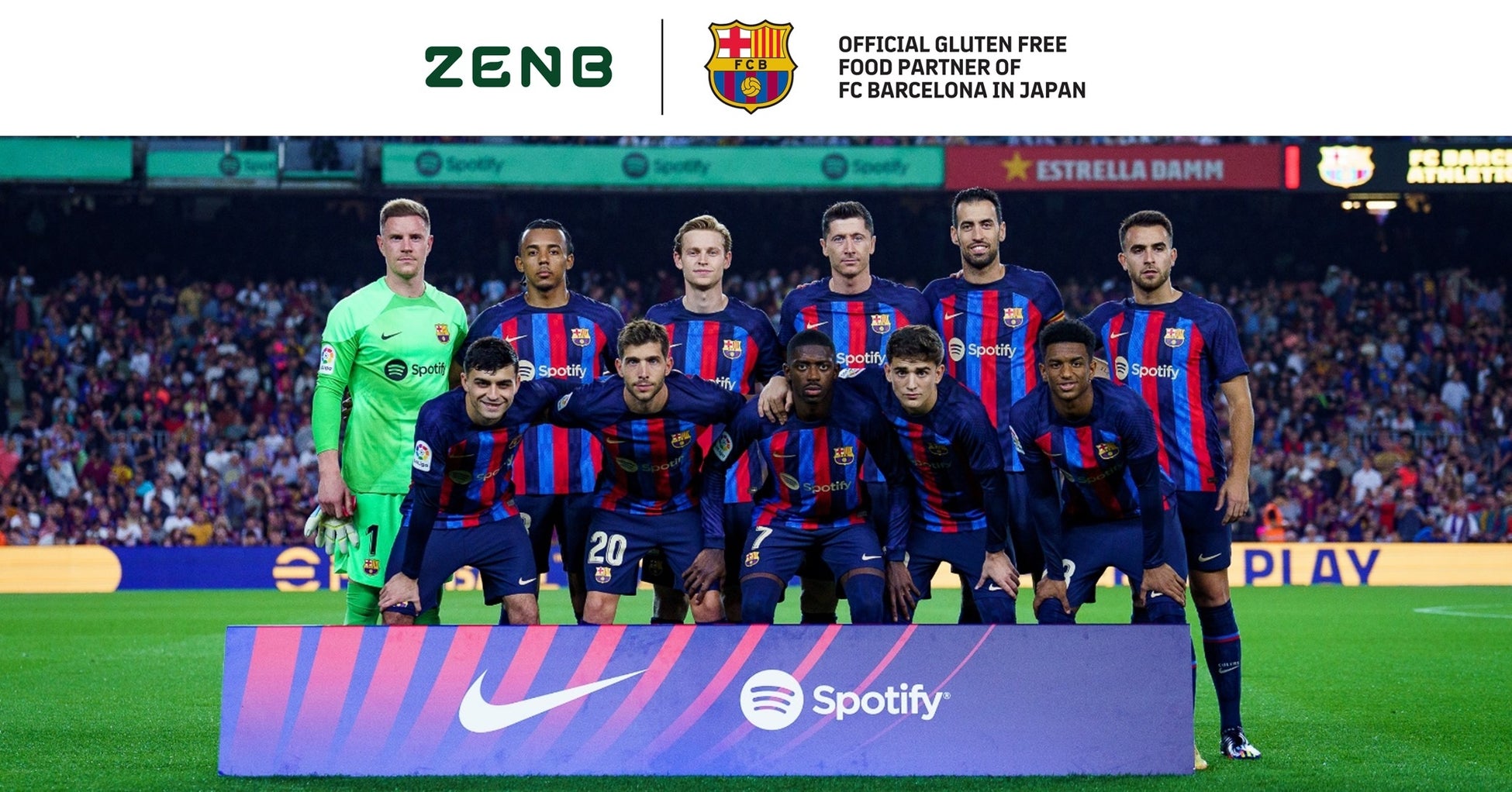 ZENB、FCバルセロナとクラブ初の公式グルテンフリーフードパートナーとして契約合意のサブ画像1