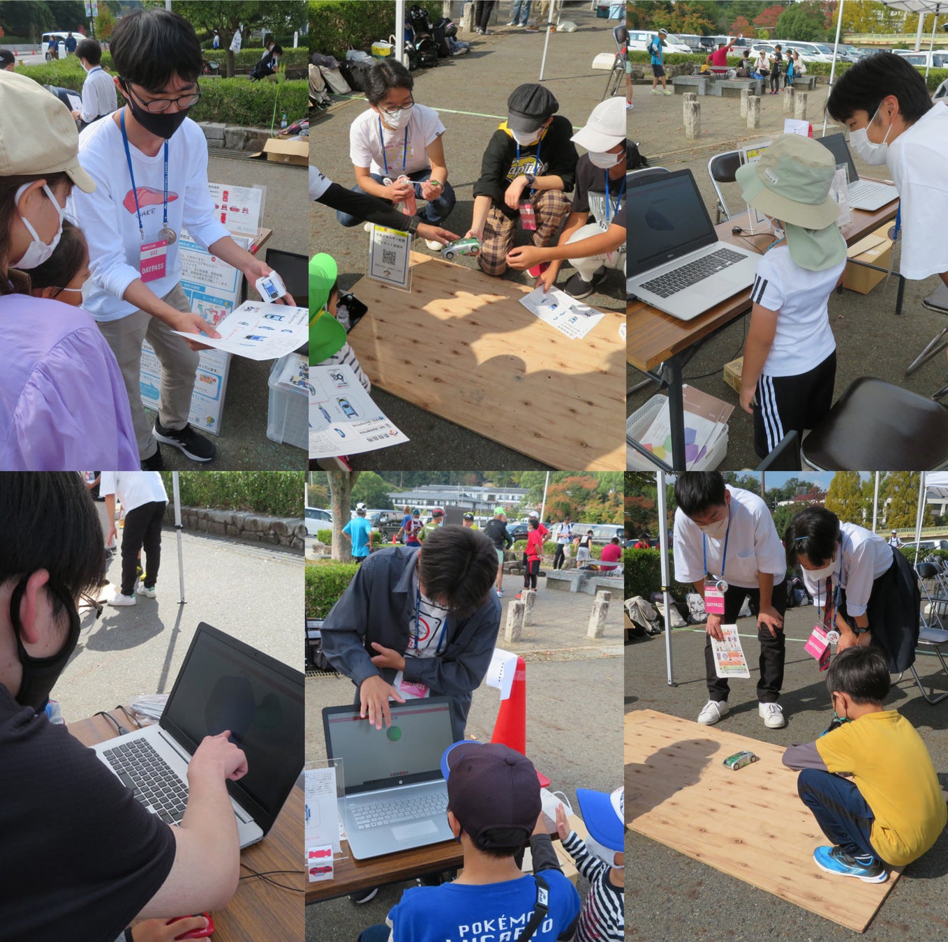 SDGｓ・次世代エネルギー（水素）啓発・奈良クラブイベントに奈良高専「GEARチーム」参加！のサブ画像1_参加者に説明する学生たちの様子