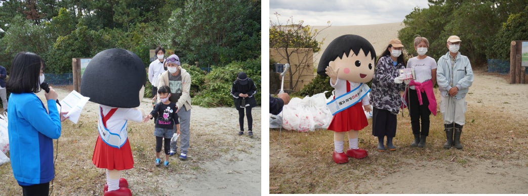 遠州灘の砂浜でごみ拾い！まる子のきれいな海でおもてなし大作戦「しずおかクリーンバトルin御前崎」を開催しました！のサブ画像4