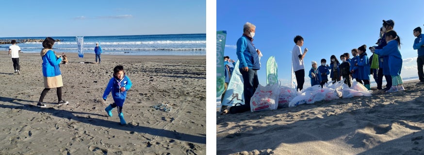 室蘭のボーイスカウト室蘭第1団の小学生がジョギングしながら海岸清掃　CHANGE FOR THE BLUE in 北海道【プロギング運動会】を開催しました！のサブ画像2