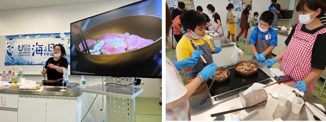 9組18名の親子が「マグロ」「マーマチ」をさばいて食べて学ぶ！『日本さばける塾 in 沖縄県』を開催しました！のサブ画像4
