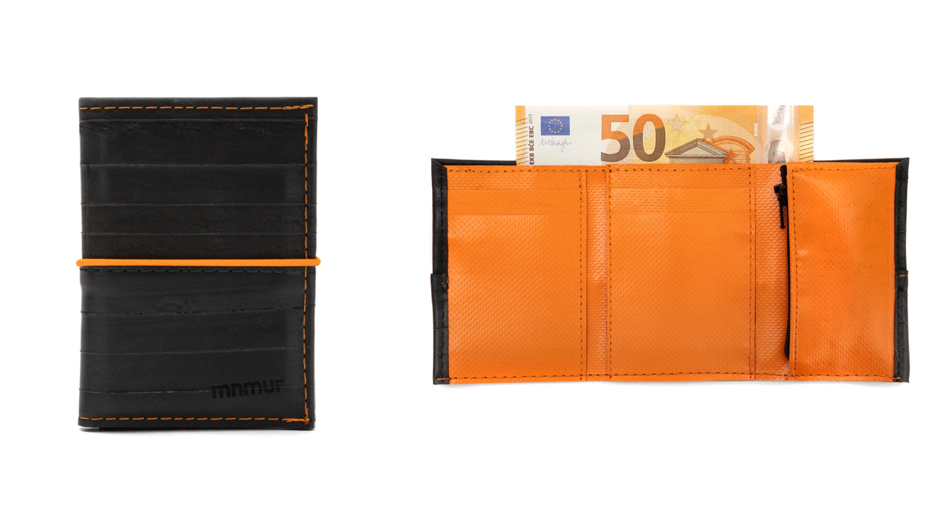 自転車タイヤチューブをリサイクル。イタリアのハンドメイド工房Mnmur（ミニマー）の財布を中心としたアイテムを発売。のサブ画像4