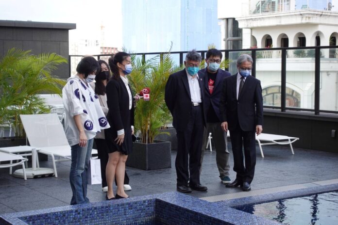 柯文哲台北市長、LEED認証取得施設を視察のメイン画像