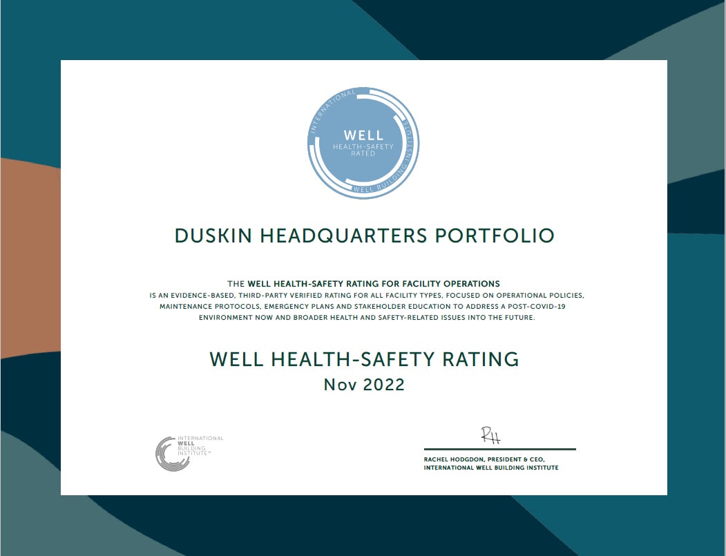 国内の企業ミュージアム、研修施設では初取得※ダスキン3施設にて「WELL Health-Safety Rating」を取得のサブ画像2