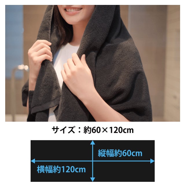 100回洗濯しても美しさが変わらないハイスペックタオル【BLACK Towel Pro】を応援購入サービス「Makuake」にて公開のサブ画像8