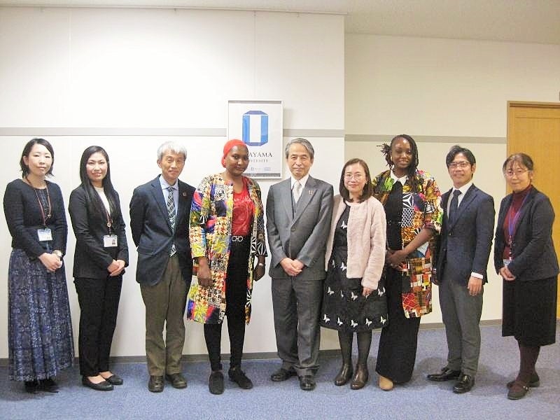 【岡山大学】国連貿易開発会議（UNCTAD）短期プログラム若手女性研究者ら第3陣が岡山大学に来学しました のサブ画像4_集合写真