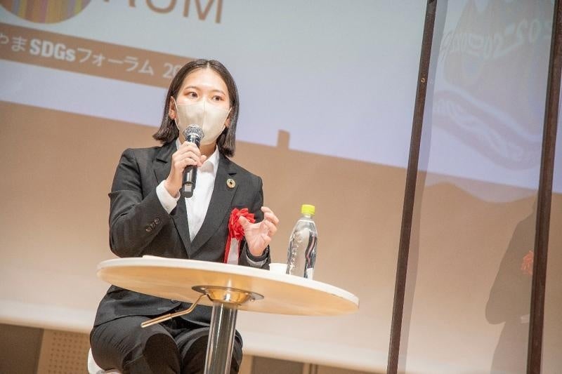【岡山大学】「おかやまSDGsアワード2022」において学生発案講義チームが「特に優良な取組」を受賞のサブ画像3_パネルディスカッションにパネリストとして登壇した和田さん