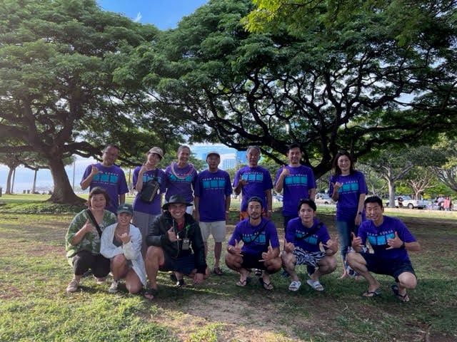 ハワイアン航空、京都外大西高等学校がハワイでマラマハワイ持続化可能な開発目標（SDGｓ）を学ぶイベントをサポートのサブ画像1_当日ナビゲートをしたハワイアン航空の従業員ボランティアチーム「Team Kokua（チームコクア）」　