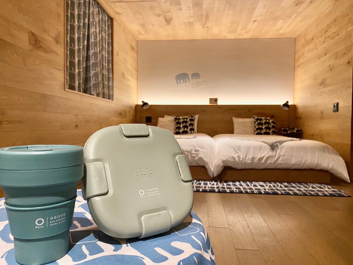里山リゾートO Park OGOSE × サステナブルなカップstojoがコラボ。オリジナルロゴ入りのカップとボックスを客室に導入のサブ画像1
