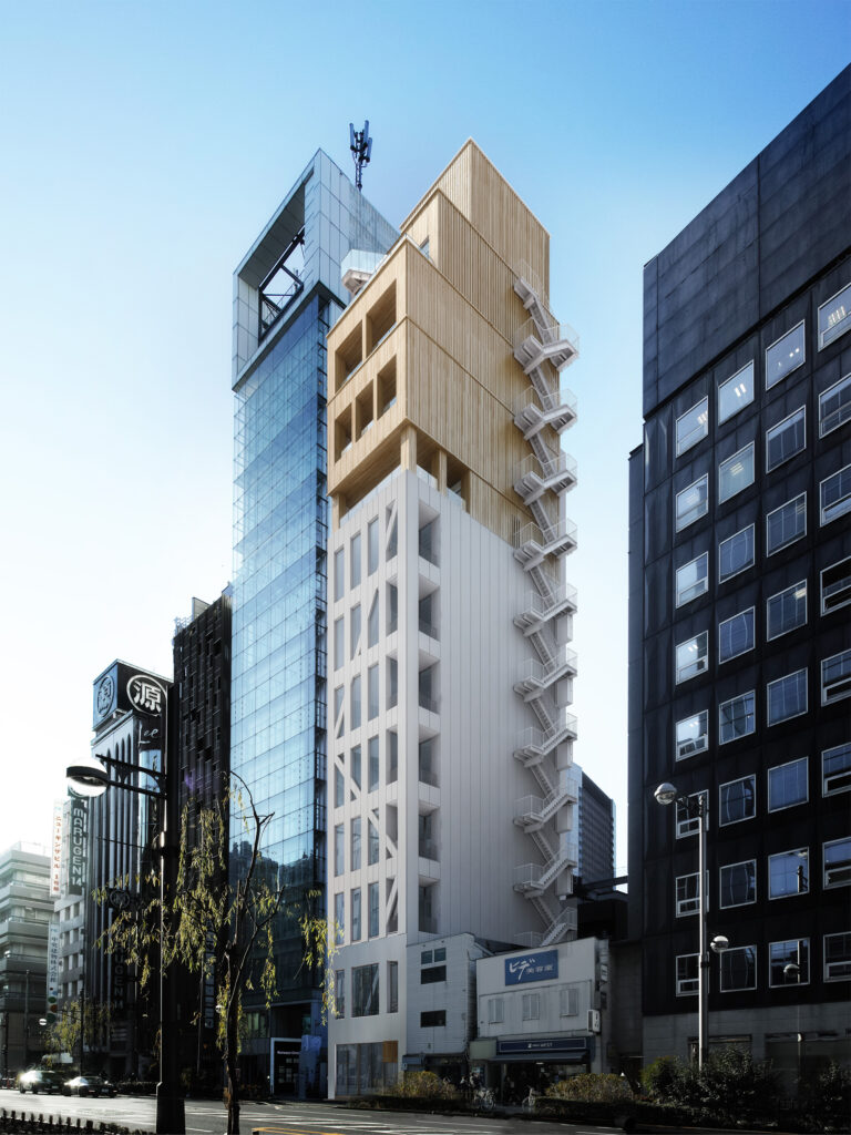 2023年5月竣工｜東京・銀座7丁目に 木造新築ビル「銀座髙木ビル（仮）」のメイン画像