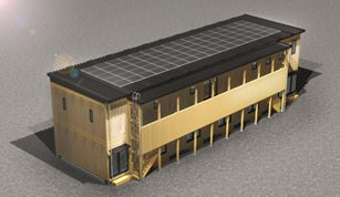日本初！ZEB認証の建設現場事務所に西尾レントオール株式会社の木造ユニットが採用　のサブ画像1