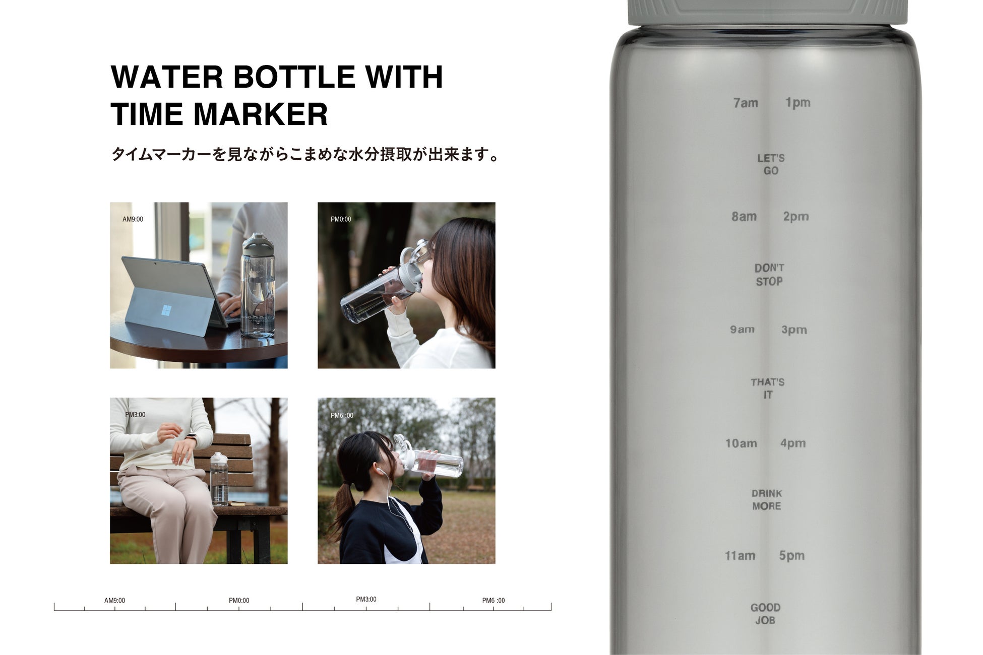 ［新商品］海外で大流行のタイマーボトルがSANTECOから新登場！のサブ画像4