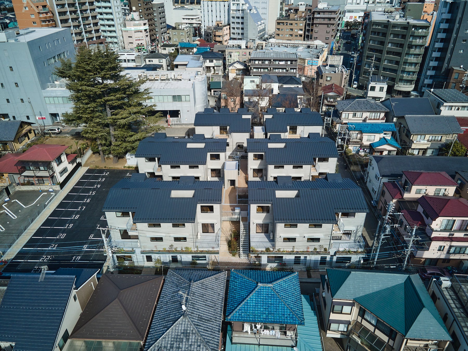LEED認証取得を目指す環境共生型賃貸住宅「鈴森village」、埼玉県和光市に完成！のサブ画像2_全景