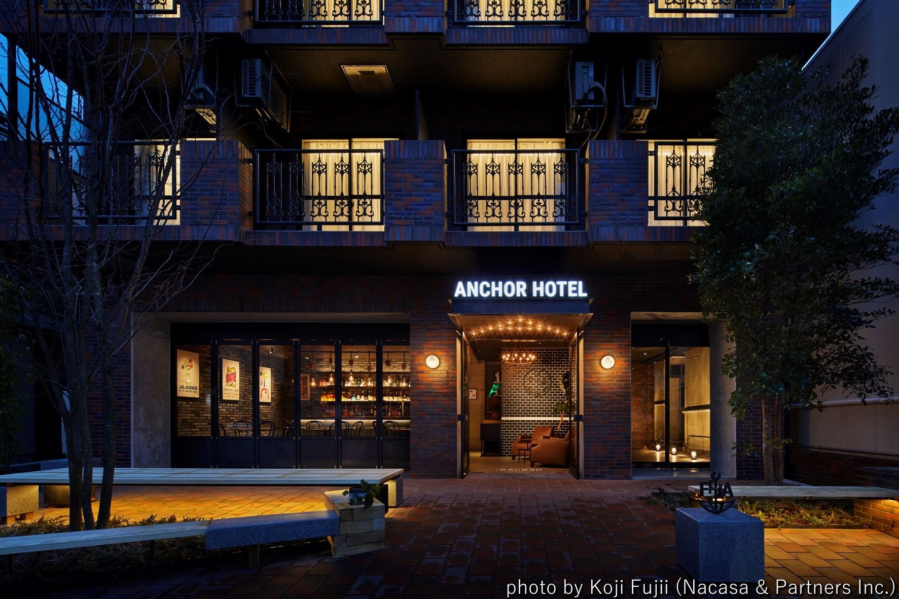 【藍染×デニムの残糸からできたソックス×ホテル】アンカーホテル福山が藍染を通してサステナブル消費を学ぶ宿泊プランを販売開始。のサブ画像4_アンカーホテル外観