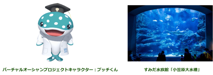 日本各地の海の中をバーチャルキャラクターと海中散歩 Virtual Ocean Project 企画「海中の大冒険！ 