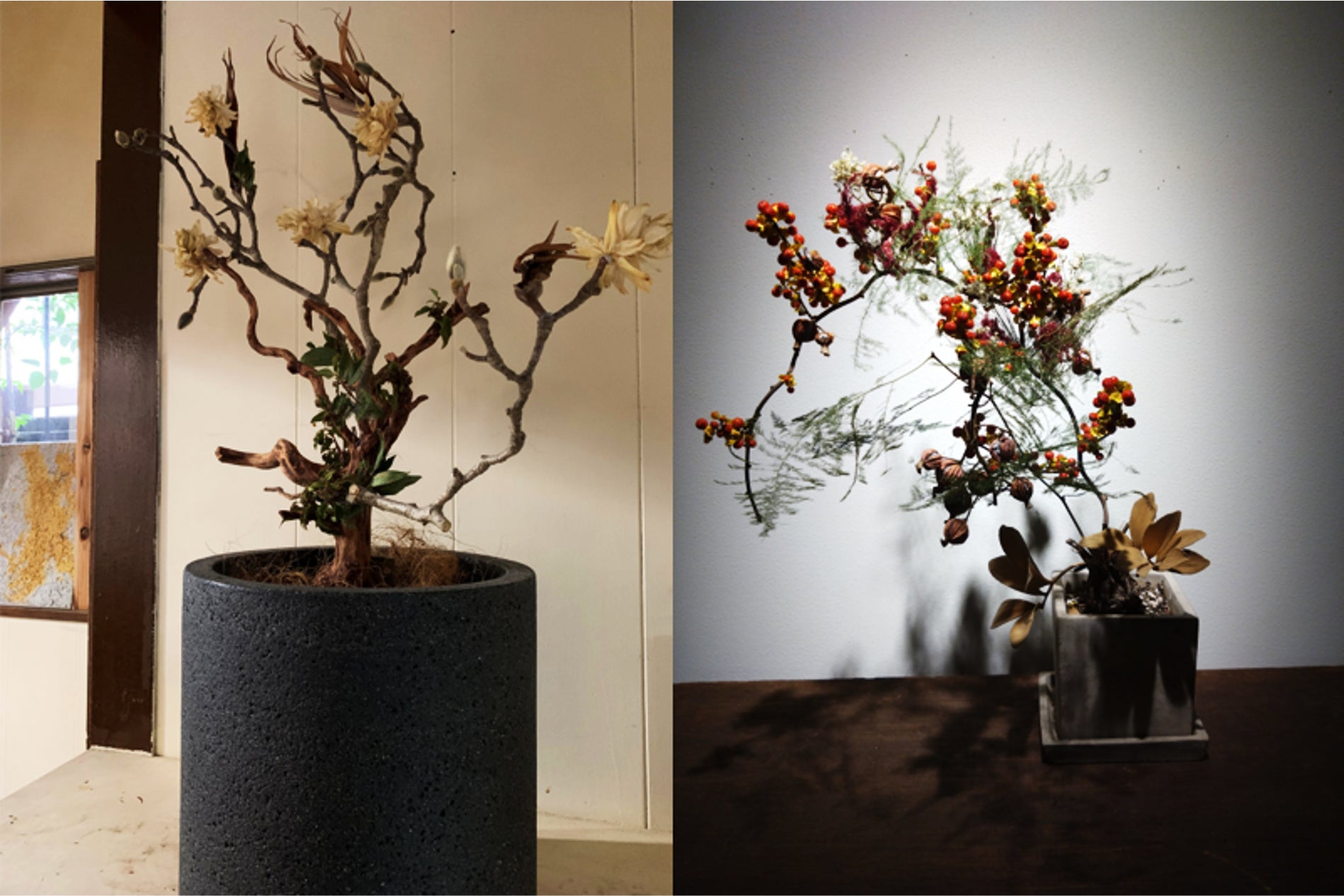 廃棄花材をアップサイクルしたメンテナンスフリーのドライ植栽鉢“蒼枯鉢(そうこばち)”をJAPAN SHOP 2023にて展示いたします。のサブ画像1