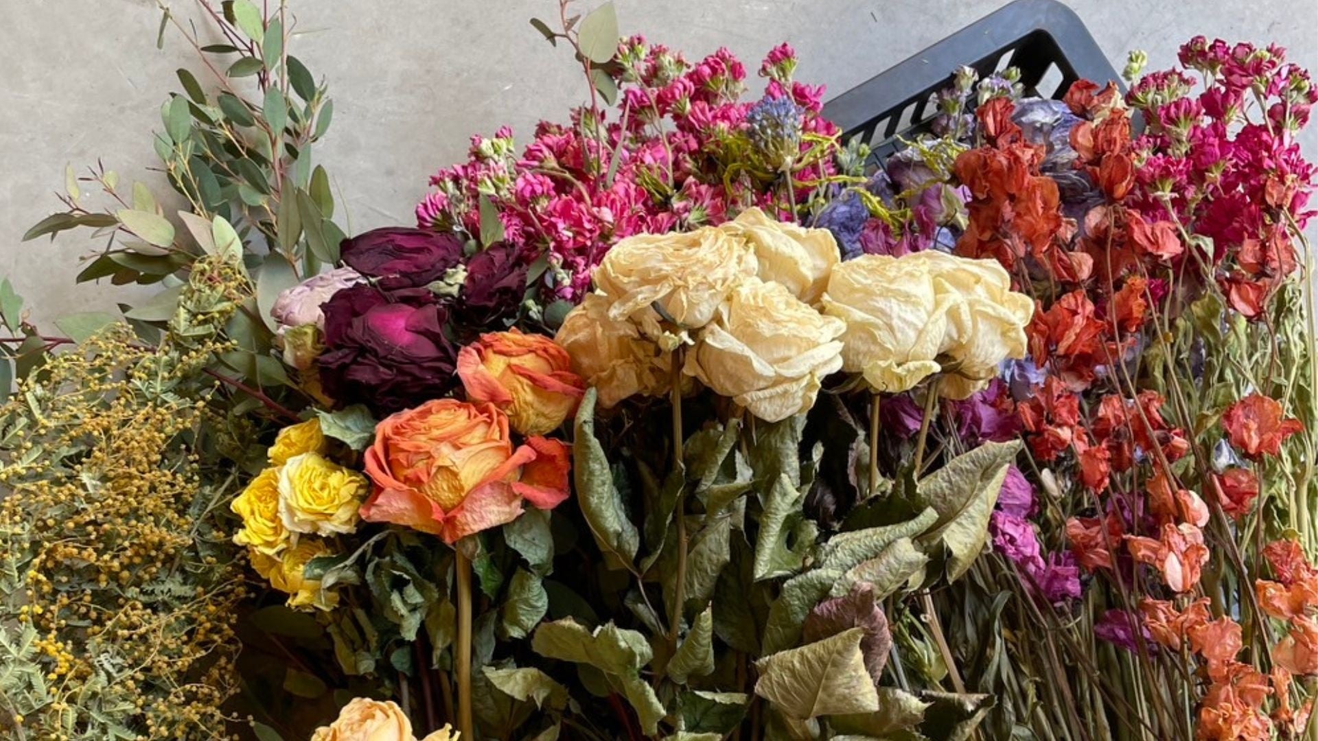 全国各地の花材提供サポーターから届いた「廃棄花」と「規格外花」で有楽町マルイにエシカルマウンテンが完成！のサブ画像4_提供花材
