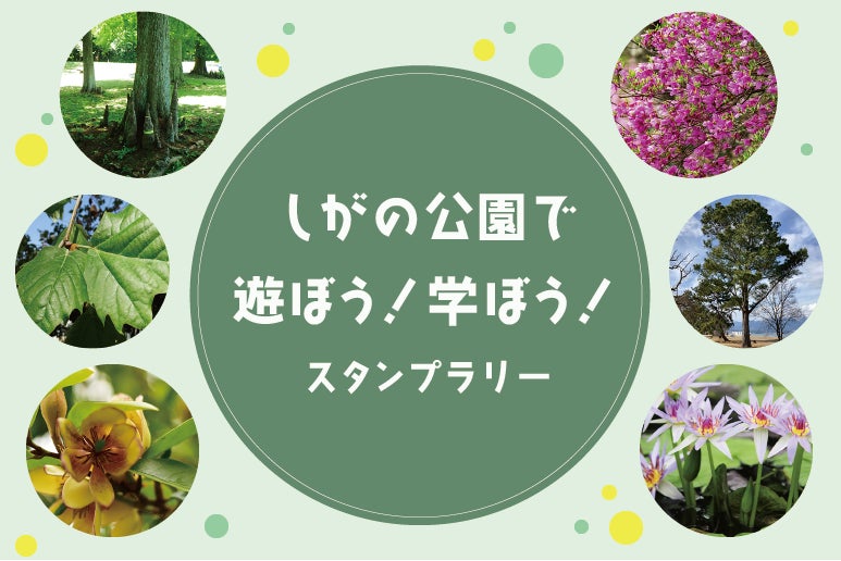 【参加無料】滋賀県内の6公園で“植物”をテーマにした「しがの公園で遊ぼう！学ぼう！スタンプラリー」を2023年4月1日より開催（西武造園株式会社）のサブ画像1