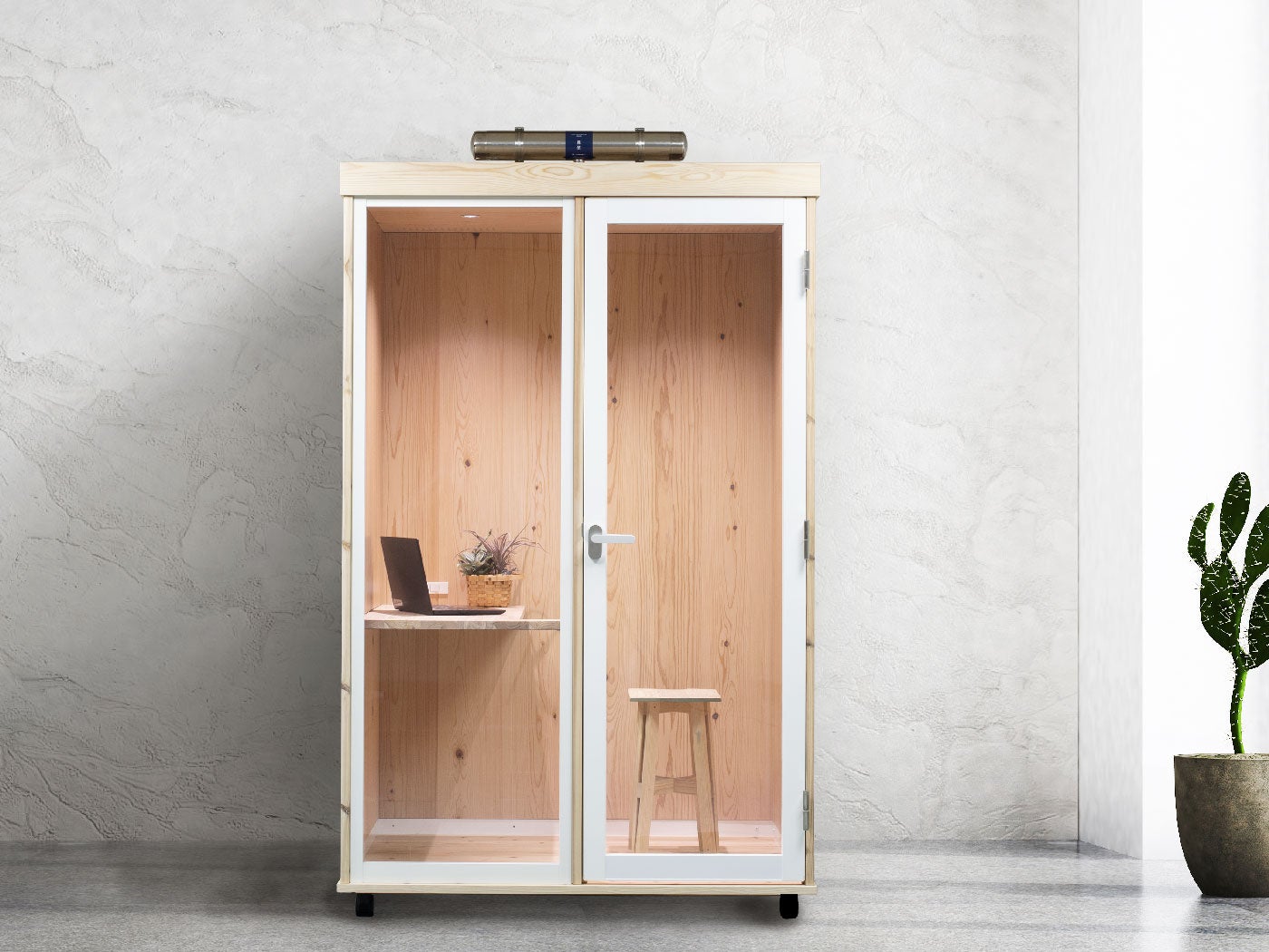 『木製』の個室ブース「MOKU CUBE（モクキューブ）」の新モデルを発売－東京木場の材木屋（株）長谷萬のサブ画像5