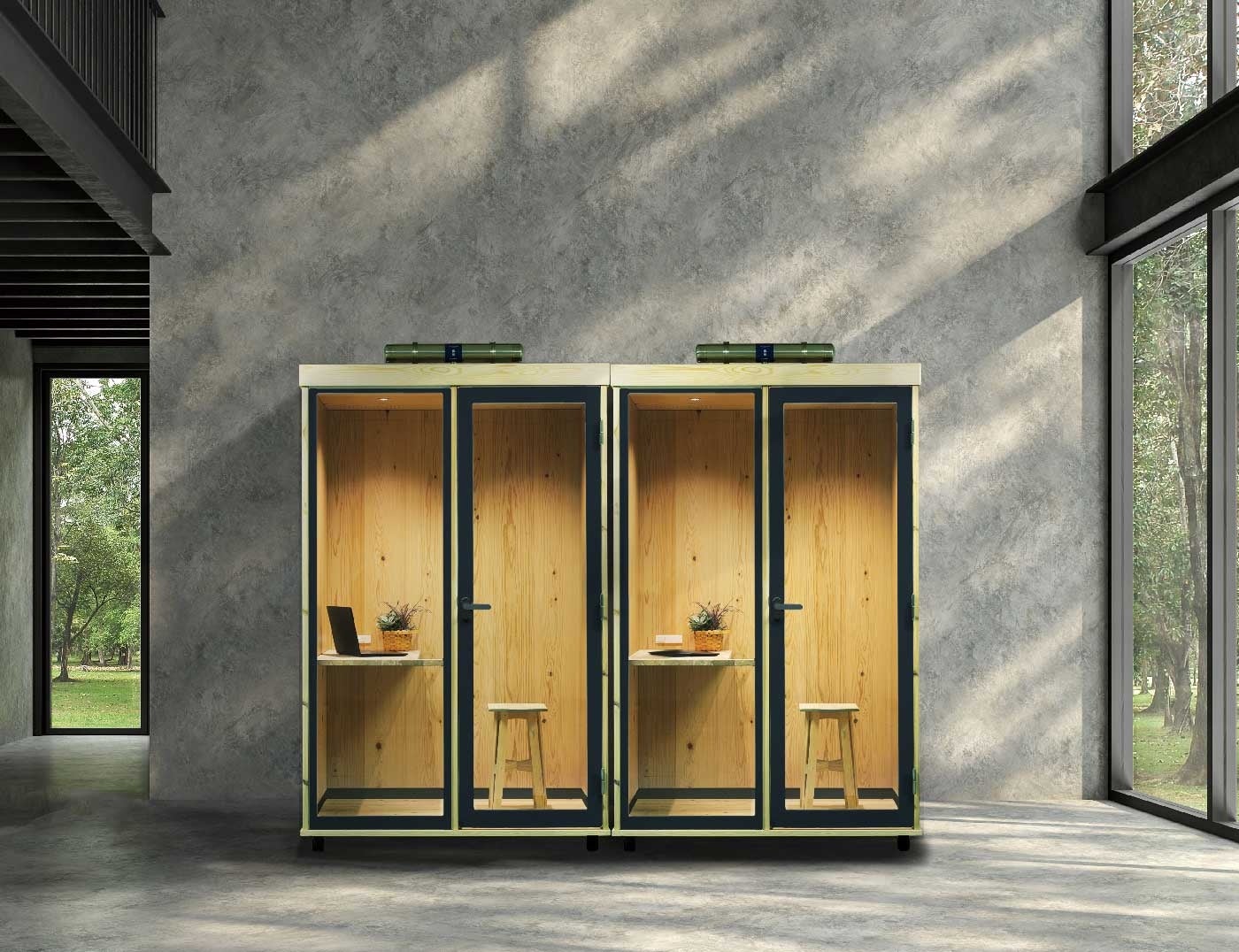 『木製』の個室ブース「MOKU CUBE（モクキューブ）」の新モデルを発売－東京木場の材木屋（株）長谷萬のサブ画像7