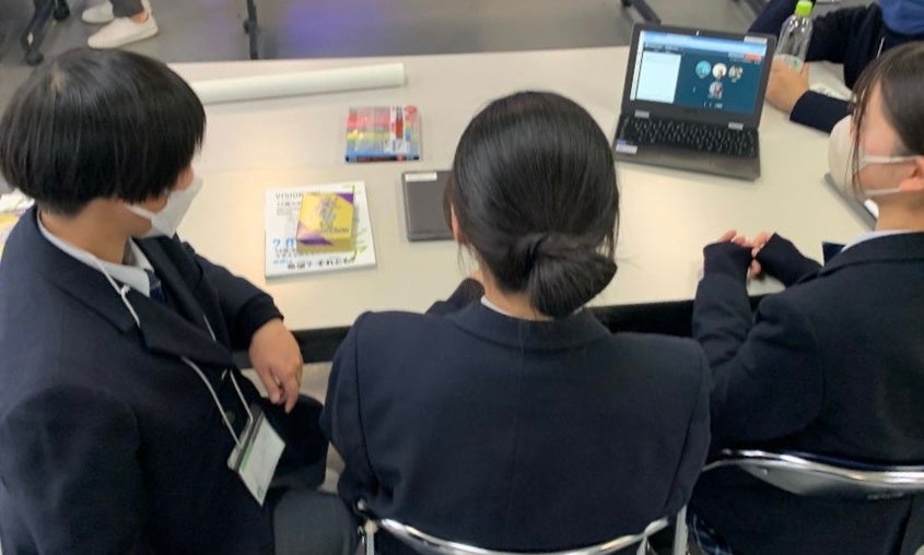 無料チャットアプリ「パルケトーク」子どもを見守るファミリー機能を開始のサブ画像4_上天草高等学校でのグループセッションの様子