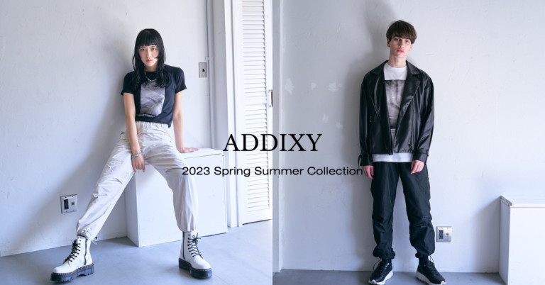 国内受注生産を中心としたジェンダーレスブランド『ADDIXY（アディクシー）』春夏の新作コレクションを3月17日（金）より販売開始。表参道にて合同POPUP STOREも開催。のメイン画像