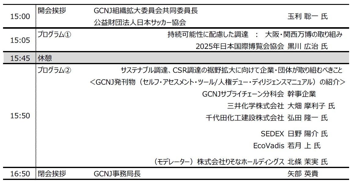 GCNJ サステナブル調達セミナー（2023年3月27日開催・無料）のサブ画像1