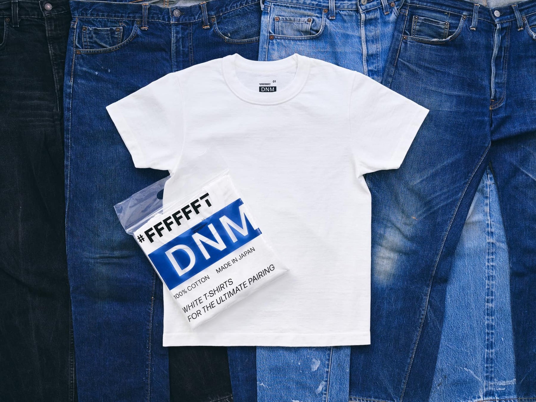 白T専門店#FFFFFFT初のオリジナル第一弾「デニムのための白Tシャツ」のパッケージ制作に「POC（ポック）」導入。のサブ画像2