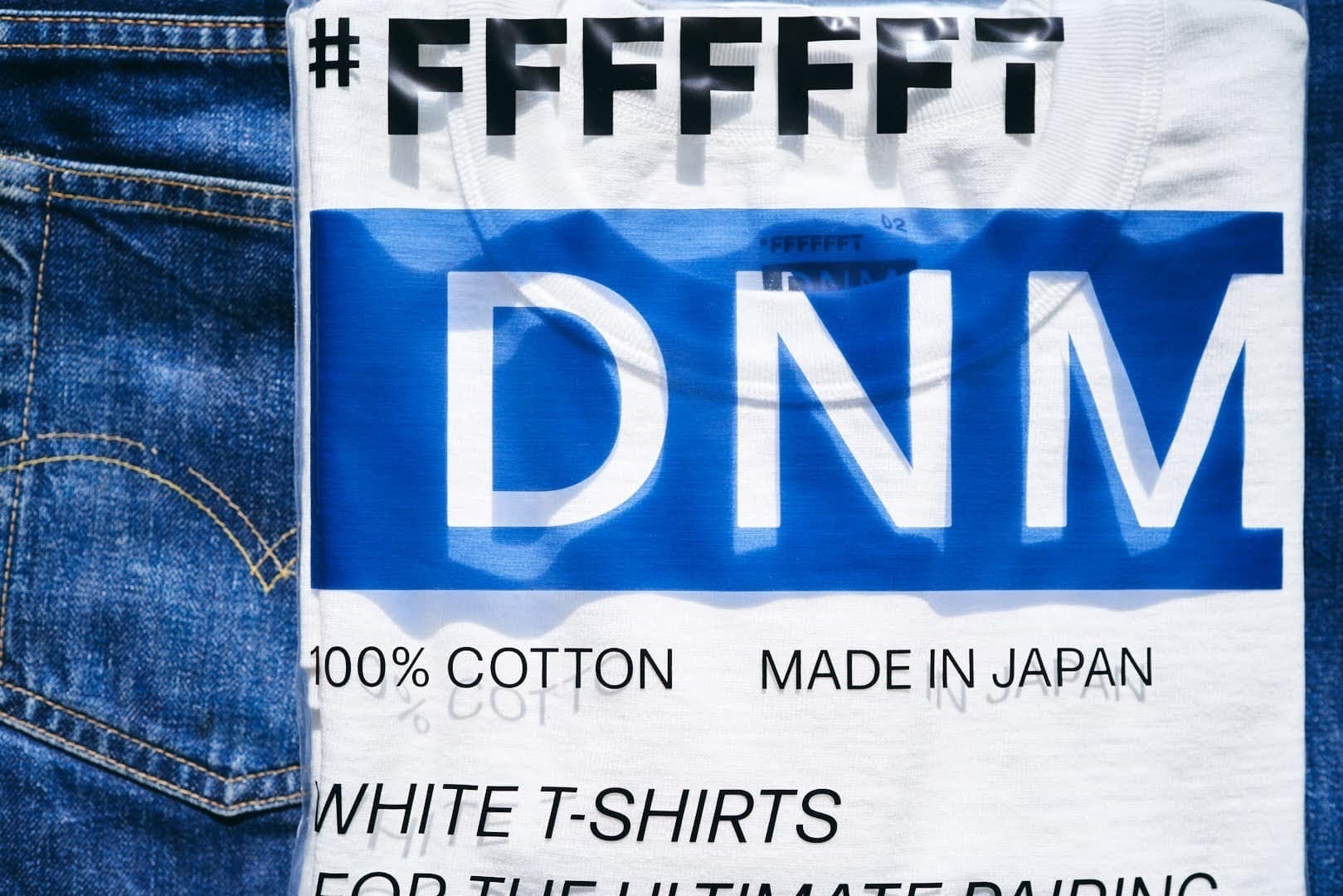 白T専門店#FFFFFFT初のオリジナル第一弾「デニムのための白Tシャツ」のパッケージ制作に「POC（ポック）」導入。のサブ画像4