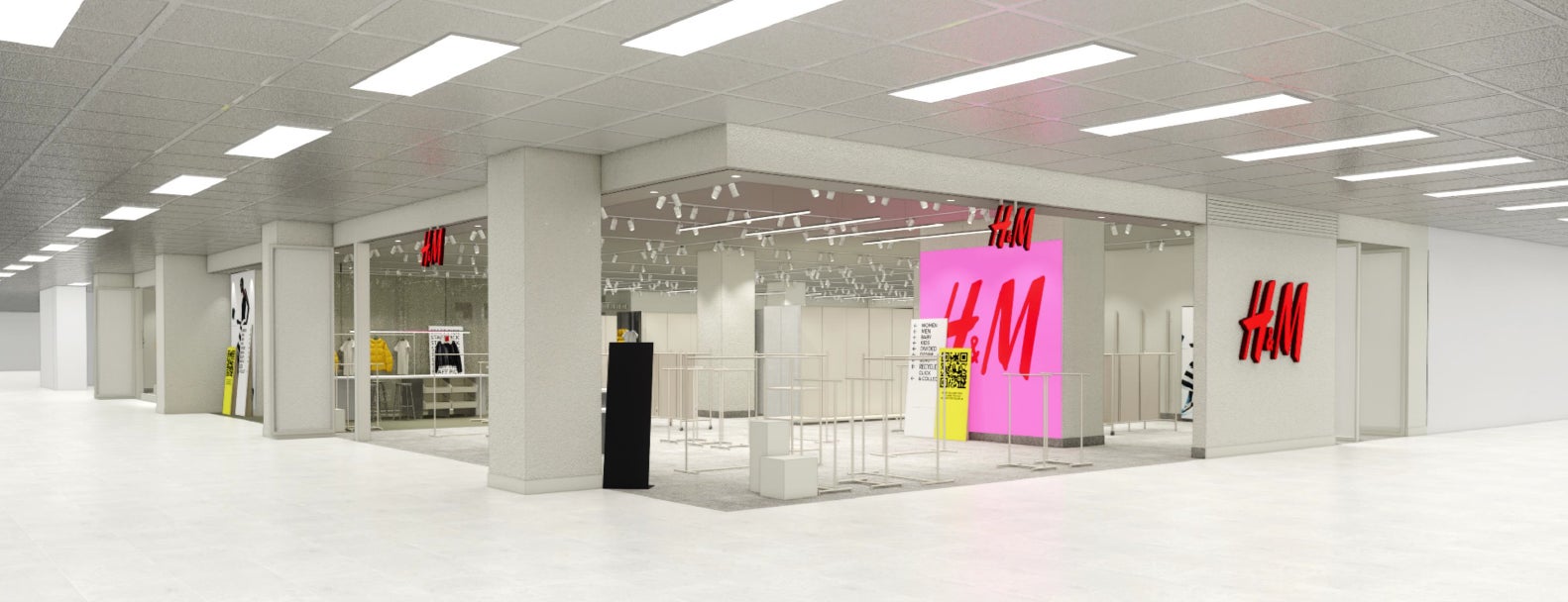 H&M、4月27日（木）オープンのH&M イオンスタイル南砂店の詳細とオープン特典を発表！のサブ画像2_H&M イオンスタイル南砂店のイメージ図