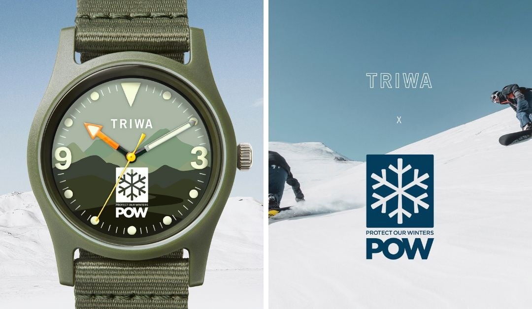 北欧スウェーデンの腕時計ブランドTRIWAは、環境保護団体POWとのコラボレーションウォッチTIME FOR SNOWを発売します。のサブ画像1