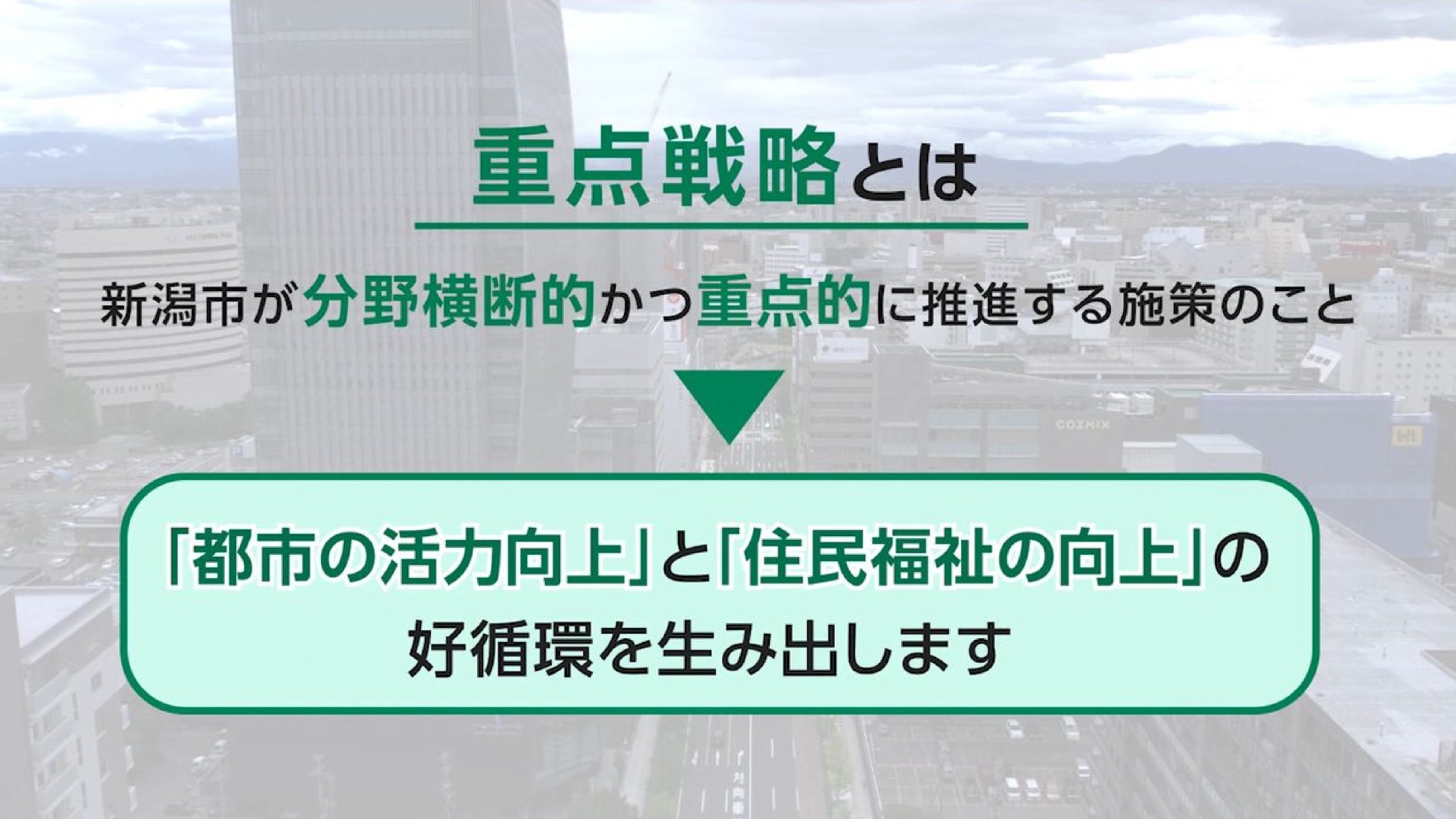 新潟市の新たな総合計画 「新潟市総合計画２０３０」 がスタートしましたのサブ画像7_重点戦略