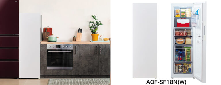 業界唯一※1、扉に製氷ユニットを搭載AQUA　前開き式冷凍庫「AQF-SF18N」を発売のメイン画像